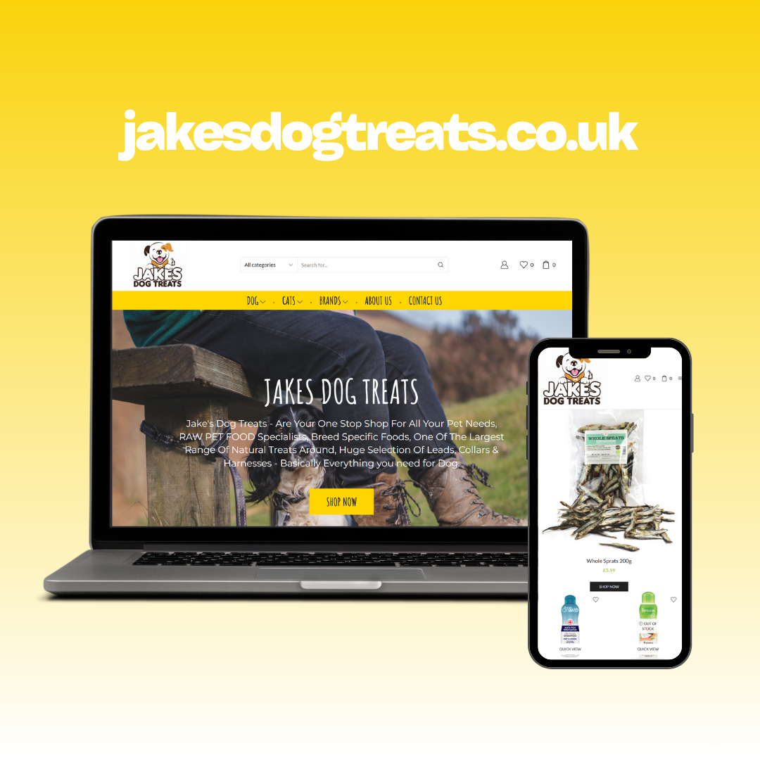 Jakes Dog Treats Website