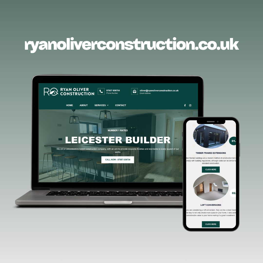 Ryan Oliver Construction Website