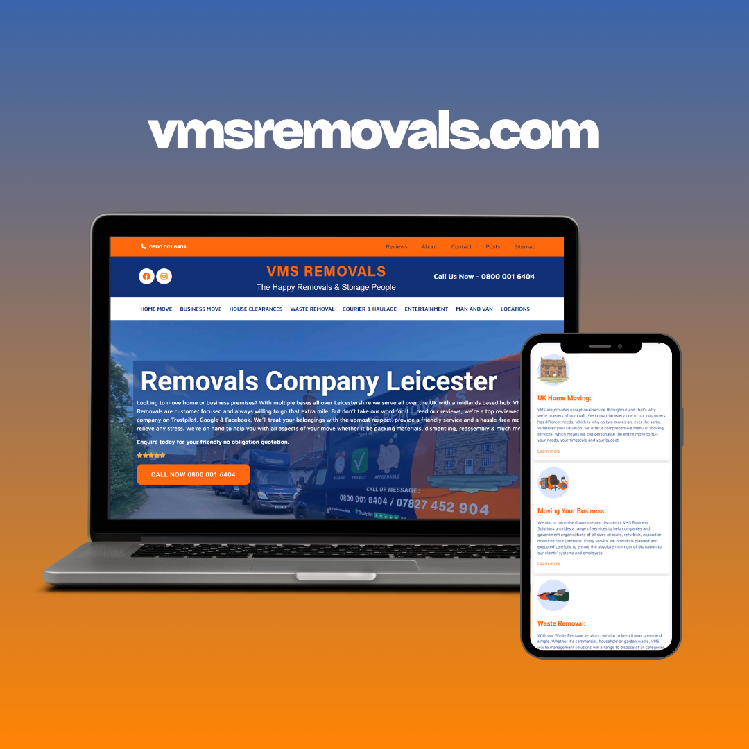 VMS Removals Website